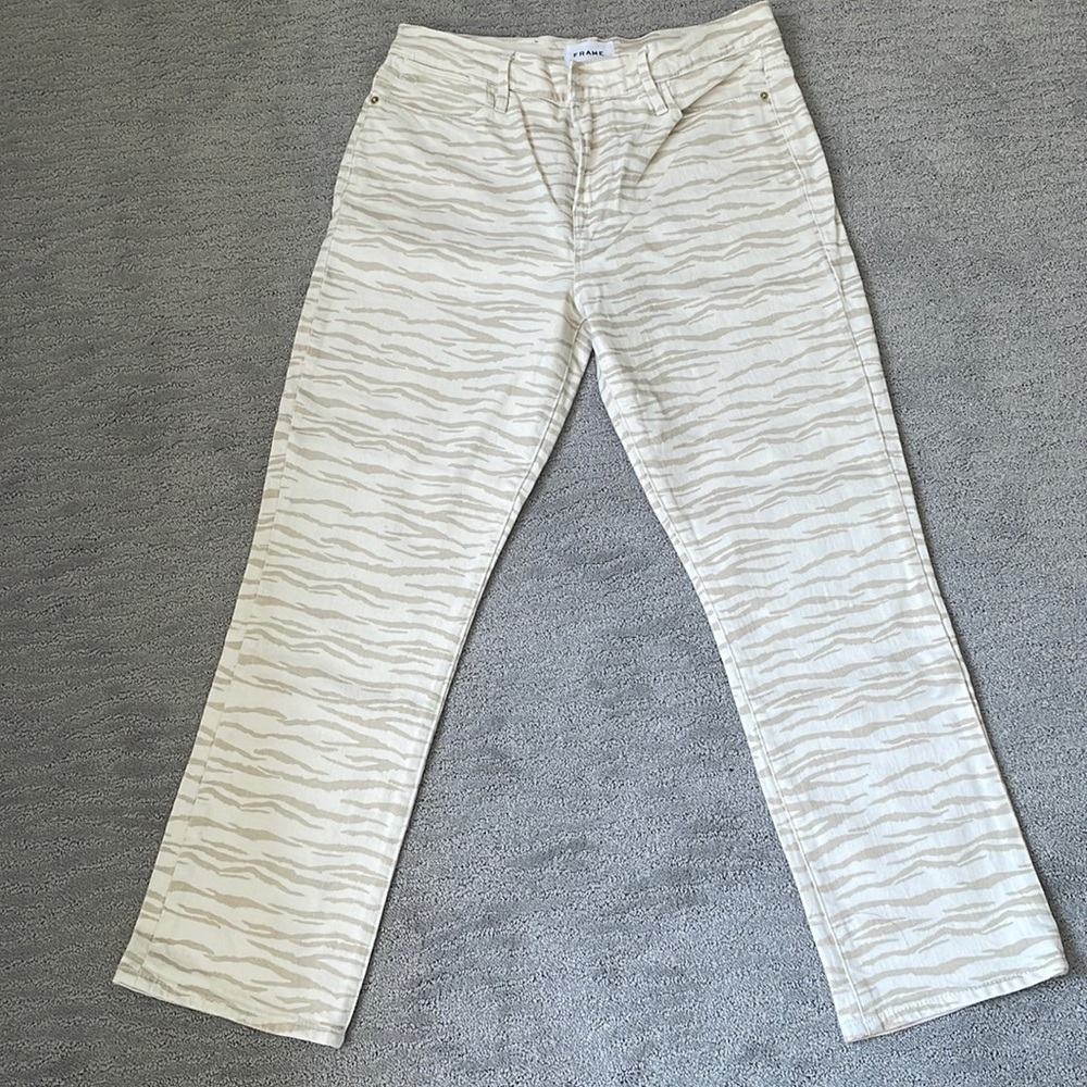 Animal print Frame denim